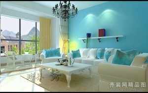 濟南水映麗山裝修設計案例 140㎡現(xiàn)代簡約裝修效果圖