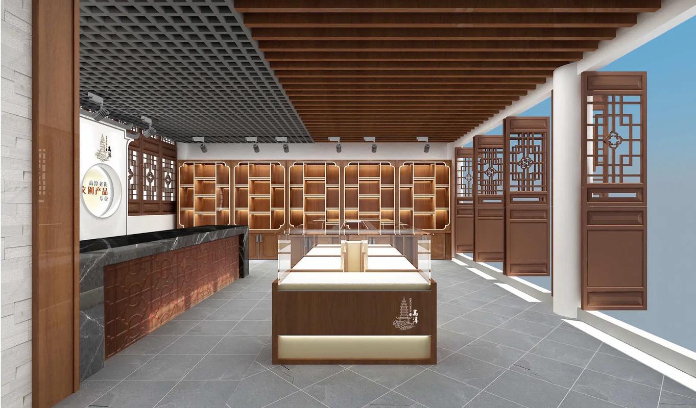 南京高淳老街文創(chuàng)產(chǎn)品,老特產(chǎn)店裝修設(shè)計(jì)效果圖展柜定制工廠發(fā)貨 - 抖
